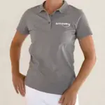 POLOSHIRT- GRAU | Damen